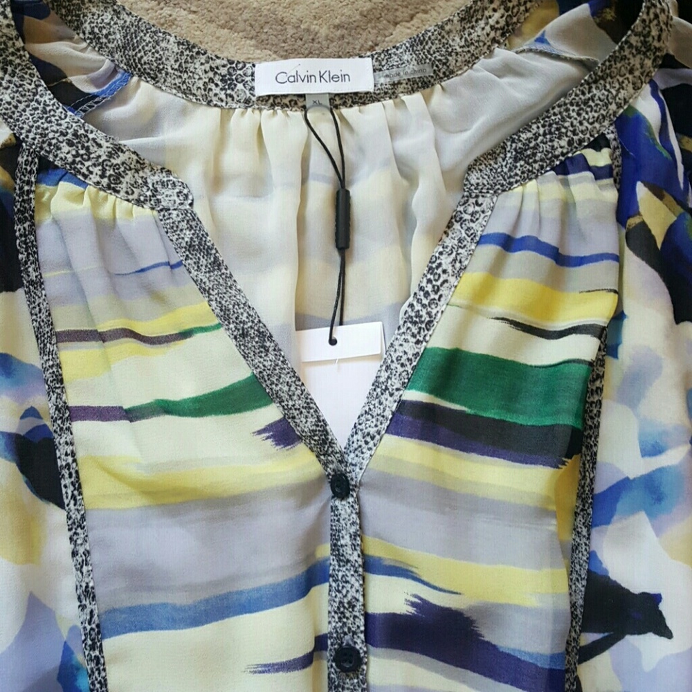 NWT Calvin Klein blouse - Picture 2 of 5